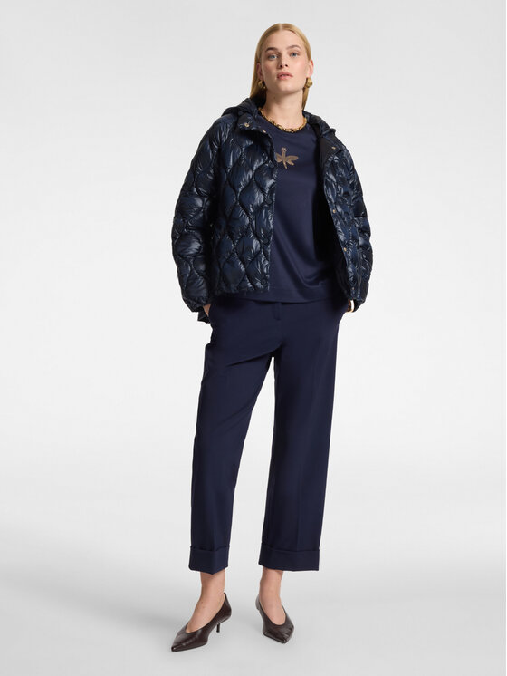 Elena Mirò Elena Mirò Pantaloni di tessuto P801P000576N0H4 Blu Regular Fit