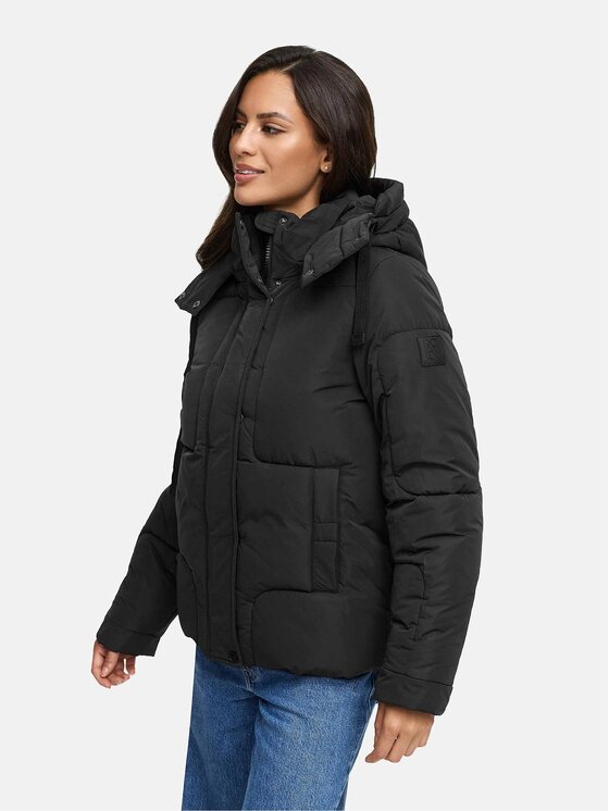 Navahoo Navahoo Kurtka zimowa Zauberlicht Czarny Regular Fit