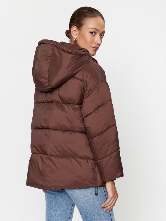 Guess Guess Kurtka przejściowa Letizia W3BL21 WG0V0 Brązowy Relaxed Fit