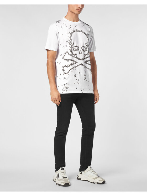 PHILIPP PLEIN PHILIPP PLEIN T-shirt 14781 Bianco Regular Fit