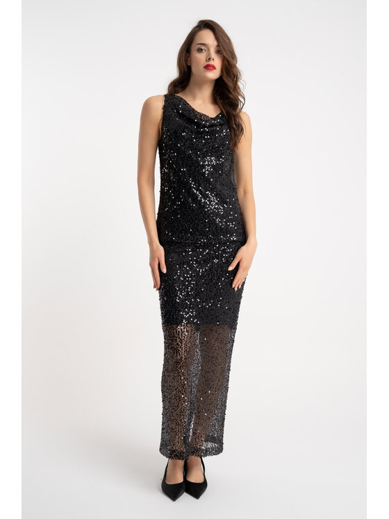 CLICK CLICK Φούστα 50-733 Μαύρο Fitted Fit