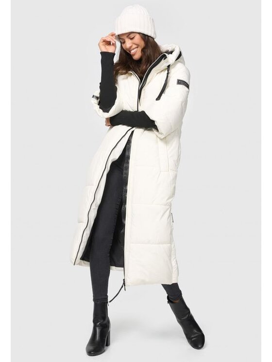 Navahoo Navahoo Kurtka zimowa Ciao miau Biały Casual Fit