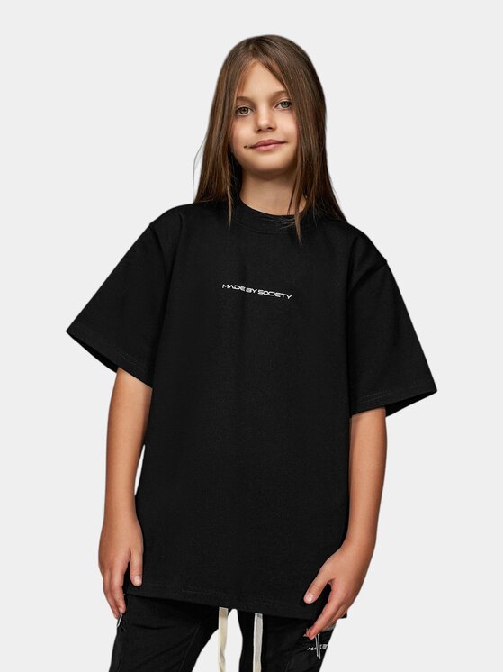 Nobrand Nobrand T-Shirt Tricou "King" - T36593 Czarny Basic Fit