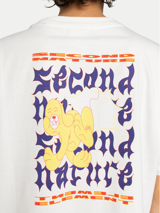Element Element Тишърт Second Nature W ELJZT00142 Бял Relaxed Fit