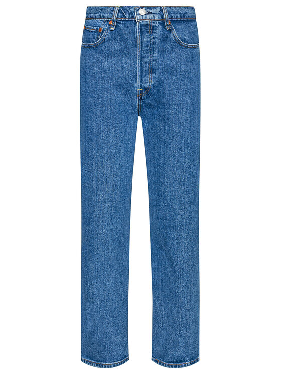 Levi's® Levi's® Jeans hlače Ribcage Straight Ankle 72693-0011 Modra Straight Fit