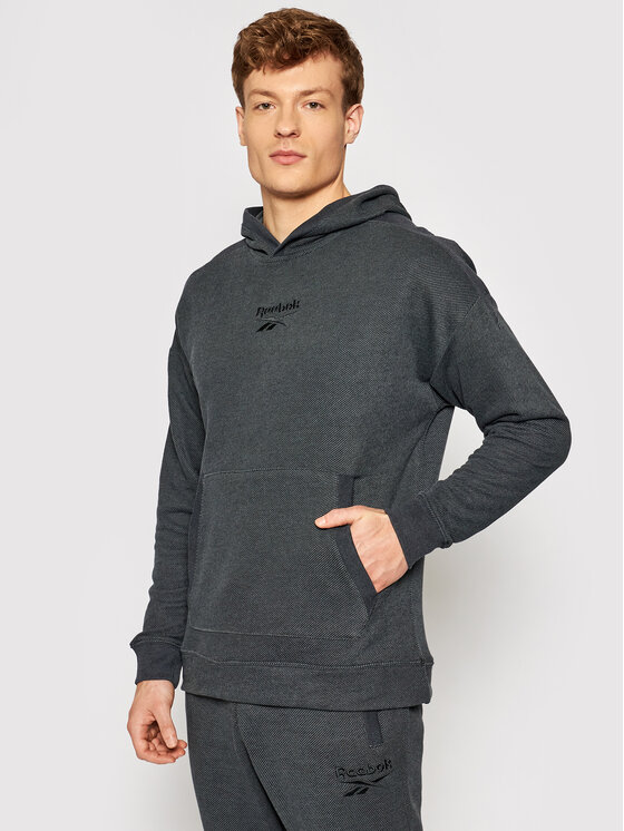 Reebok Reebok Mikina Training Essentials Melange GI8564 Šedá Regular Fit