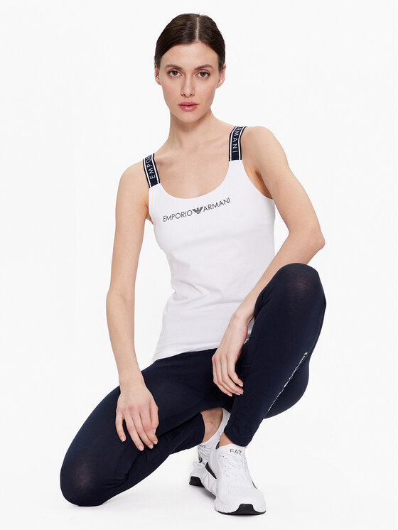 Emporio Armani Underwear Top 164237 3R227 00010 Biały Regular Fit ...