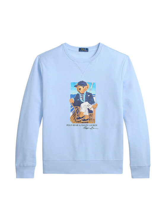 Polo Ralph Lauren Polo Ralph Lauren Μπλούζα 710B18538001 Ανοιχτό μπλε Regular Fit