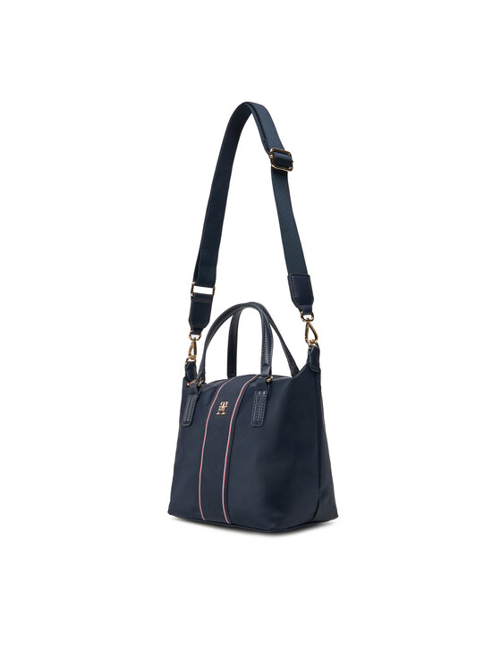 Tommy Hilfiger Tommy Hilfiger Сумка Poppy Small Tote Corp AW0AW17204 Cиній