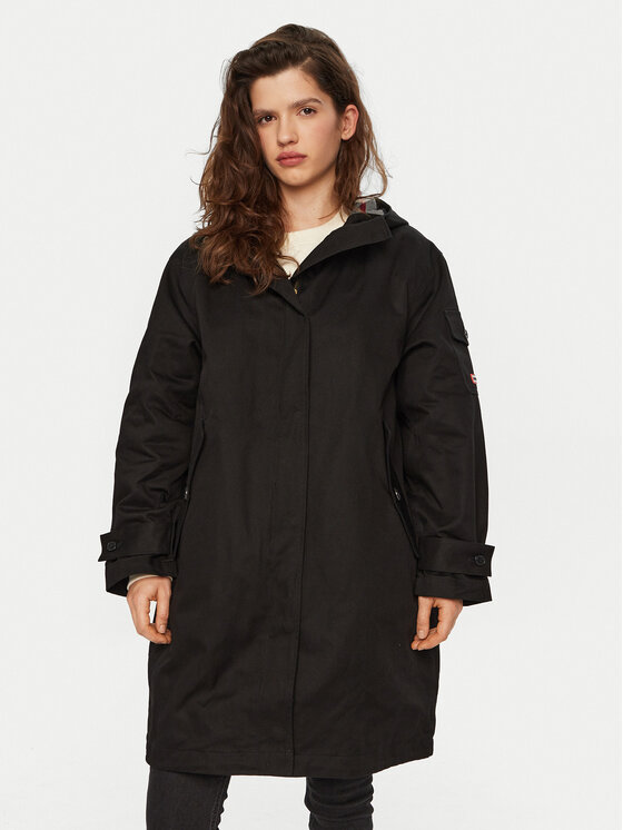 Hunter Parka Hanley HARW0015242 Čierna Regular Fit