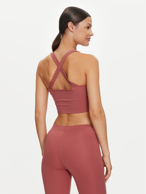 Reebok Reebok Top Yoga Peached 100037480 Bordowy Slim Fit