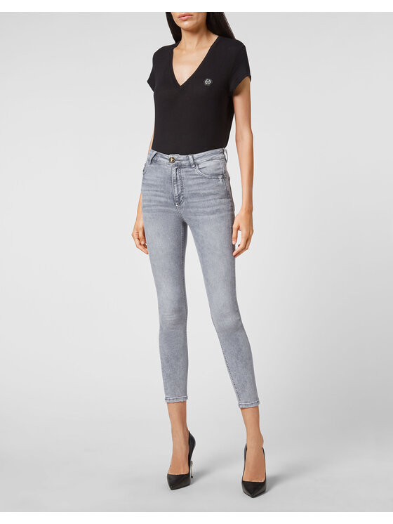 PHILIPP PLEIN PHILIPP PLEIN Jeansy 4437 Szary Comfort Fit