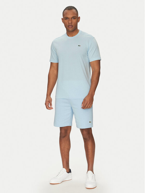 Lacoste Lacoste Marškinėliai TH7618 Žydra Regular Fit