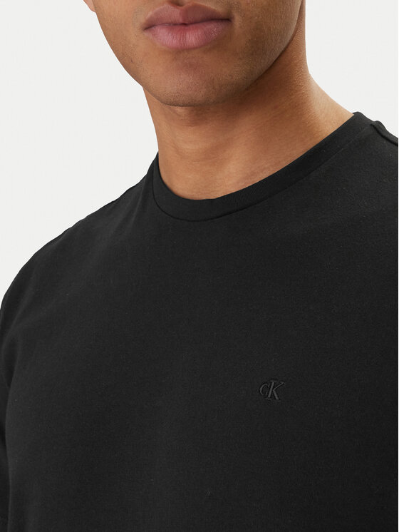 Calvin Klein Jeans Calvin Klein Jeans Marškinėliai Classic Monogram LV04RD254G Juoda Regular Fit