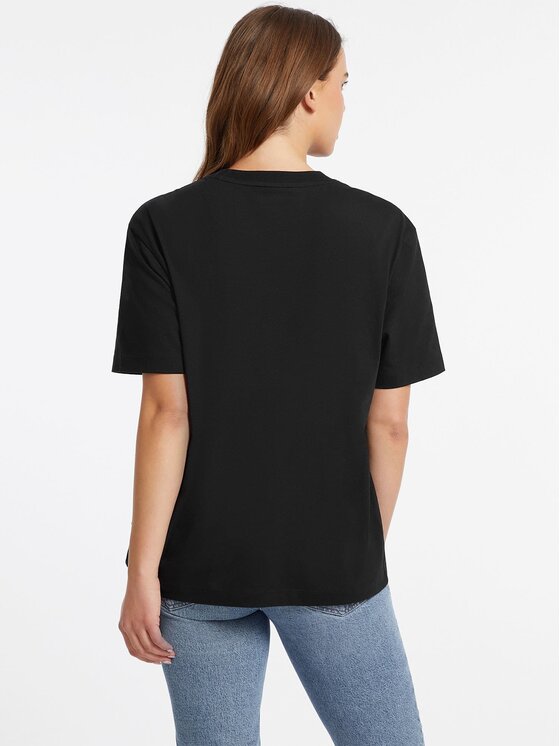 Guess Jeans Guess Jeans T-Shirt 167183 Czarny Classic Fit