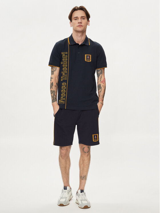Aeronautica Militare Aeronautica Militare Polo 241PO1772P199 Tumši zils Regular Fit