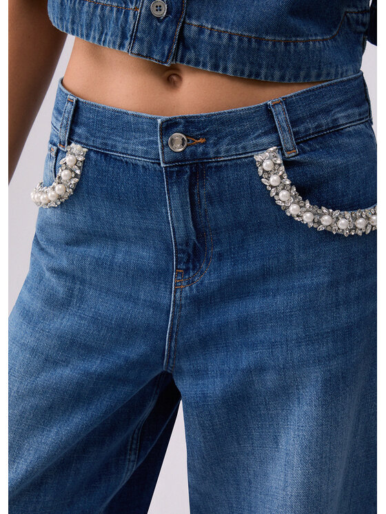 Liu Jo Liu Jo Jeansy UA6265DS08279034 Fioletowy Regular Fit