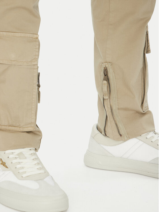 Aeronautica Militare Aeronautica Militare Stoffhose 251PA1387CT1493 Beige Regular Fit