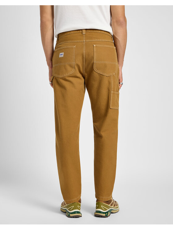 Lee Lee Pantaloni di tessuto CARPENTER Marrone Regular Fit