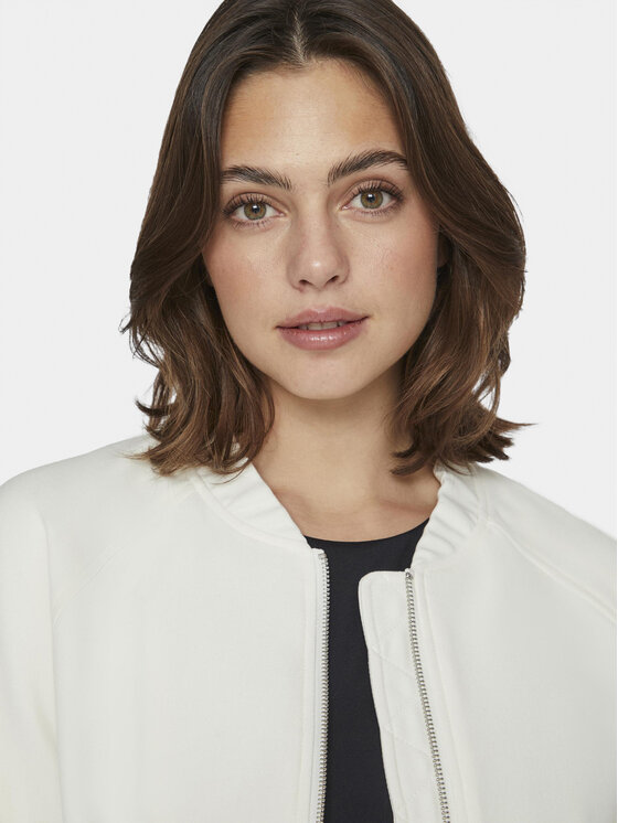 Vila Vila Bunda bomber Lyra 14088154 Écru Regular Fit