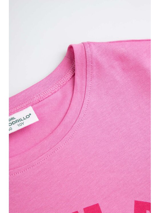 Coccodrillo Coccodrillo T-Shirt ZC6143203AGJ-007 Różowy Regular Fit