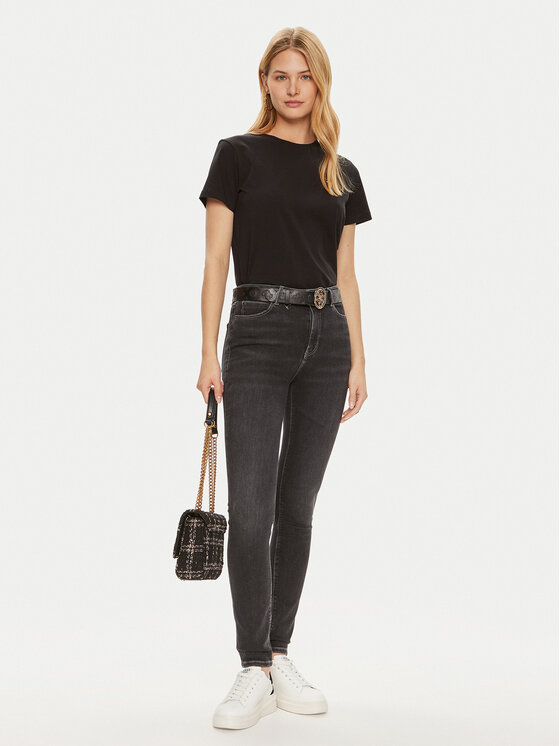 Guess Guess Τζιν W4YA1J D5DY1 Μαύρο Slim Fit