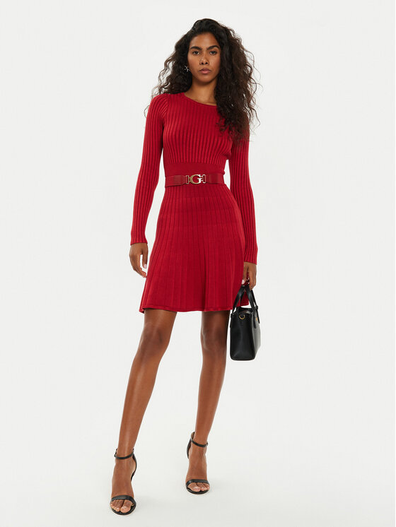 Guess Guess Strickkleid W2BK29 Z2YJ2 Rot Regular Fit