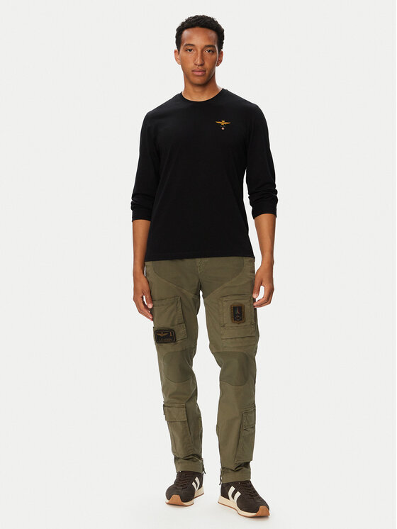 Aeronautica Militare Aeronautica Militare Штани карго 262PA1387UCT01493 Зелений Regular Fit