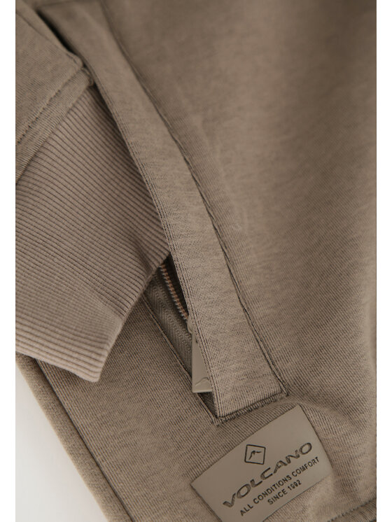 Volcano Volcano Bluza B-LENOX Beżowy Regular Fit
