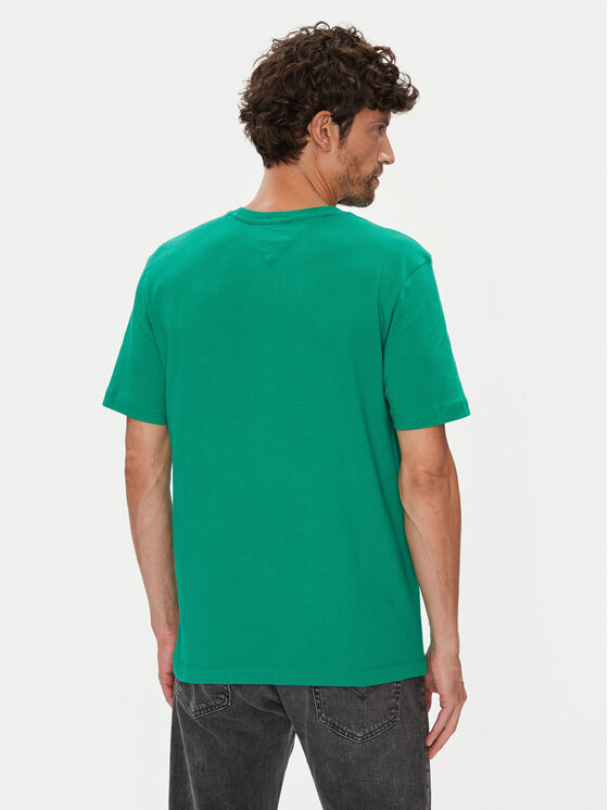 Tommy Hilfiger Tommy Hilfiger Тишърт Ess Seasonal MW0MW39995 Зелен Regular Fit