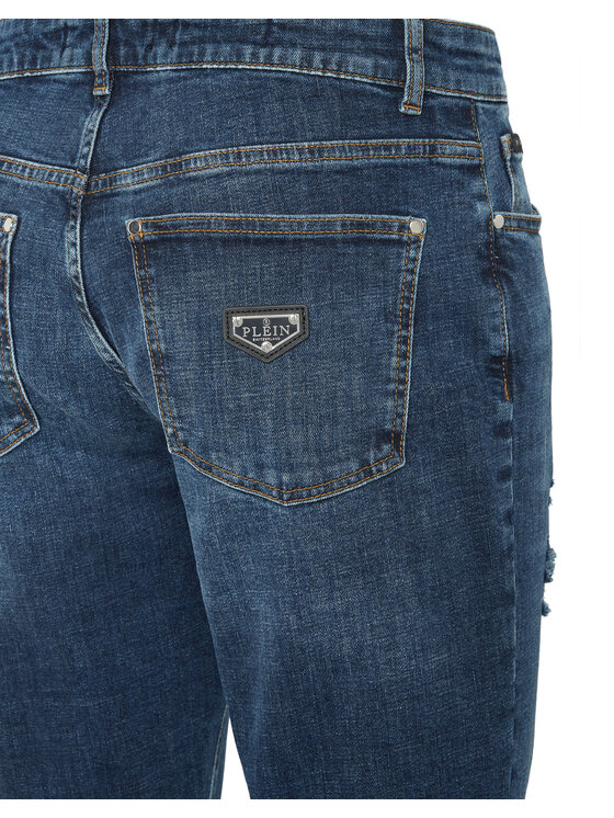 PHILIPP PLEIN PHILIPP PLEIN Džínsy 27845 Svetlo modrá Slim Fit