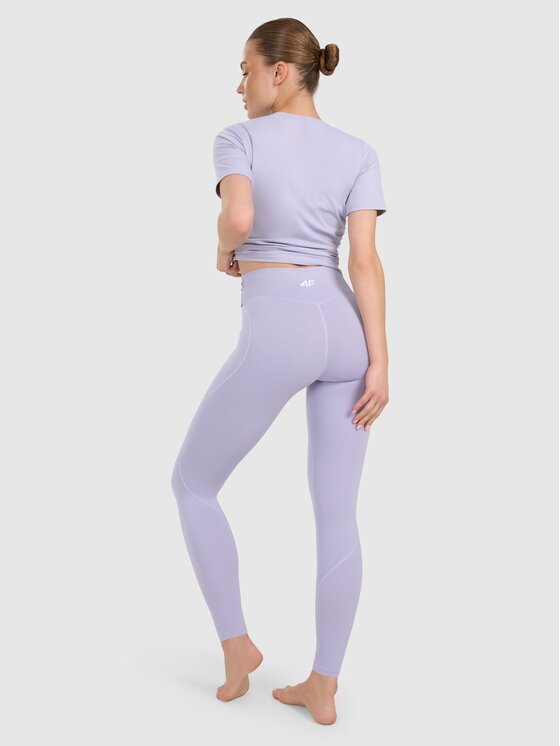4F 4F Legginsy 4FWAW25TFTIF369-34S Niebieski Authentic Slim Fit