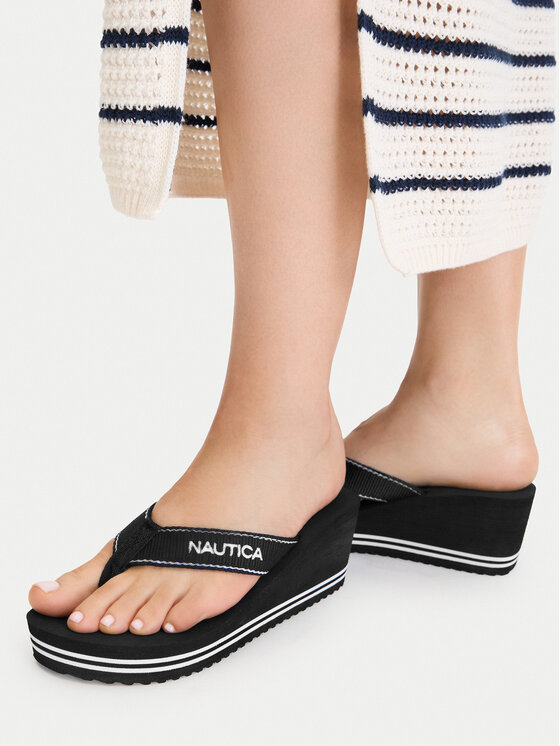 Nautica Nautica Čības uz pirksta CEO-808457 Melns