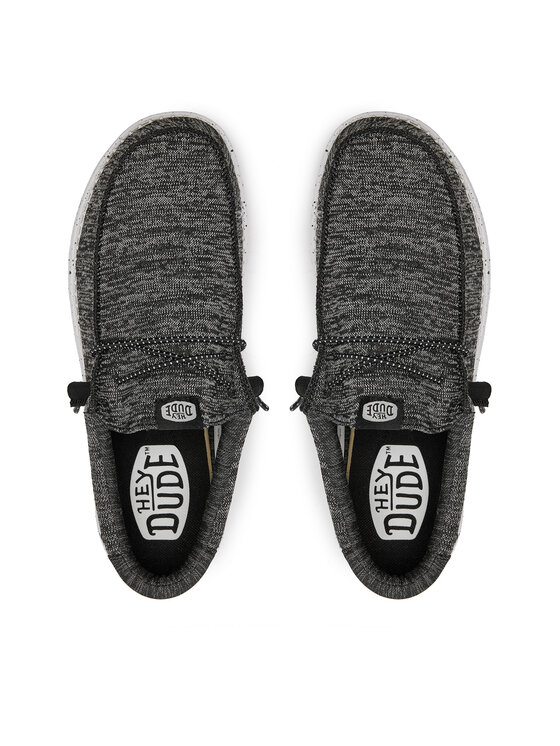 Hey Dude Hey Dude Mokasyny Wally Sport Knit 40536-066 Czarny