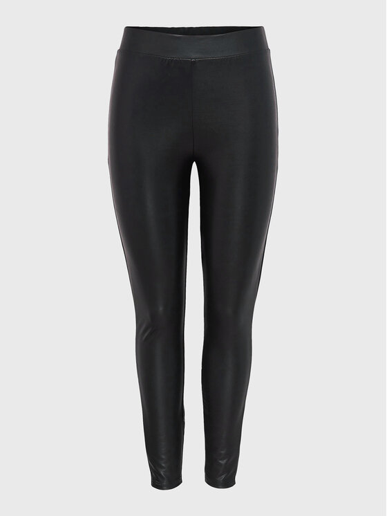ONLY ONLY Leggings Cool Coated 15187844 Fekete Extra Slim Fit