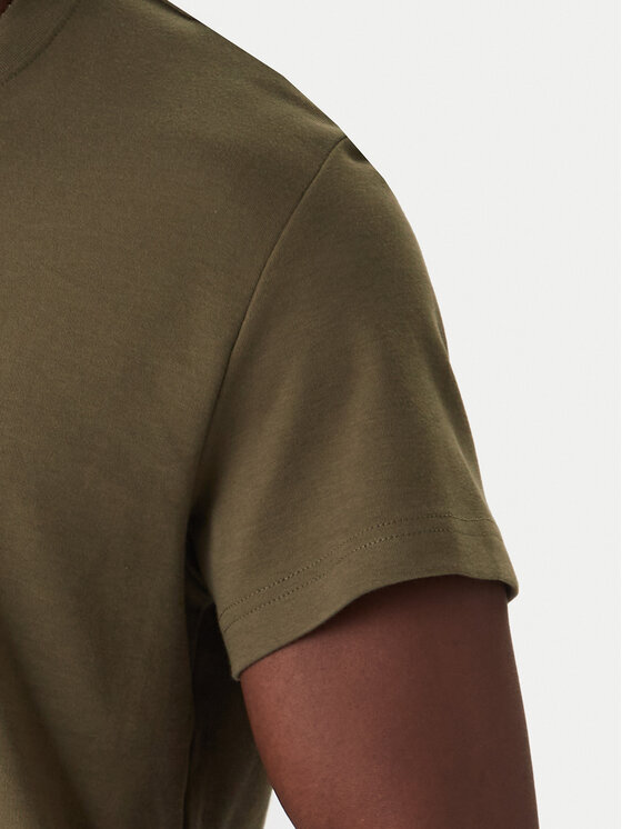 G-Star Raw G-Star Raw T-shirt Old Skool D25967-C812 Zelena Regular Fit