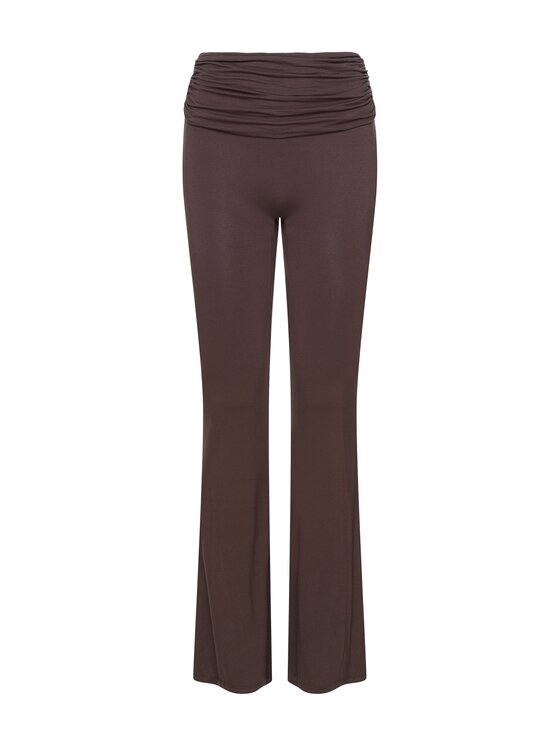 Esotiq Esotiq Spodnie dresowe 46032 Brązowy Regular Fit