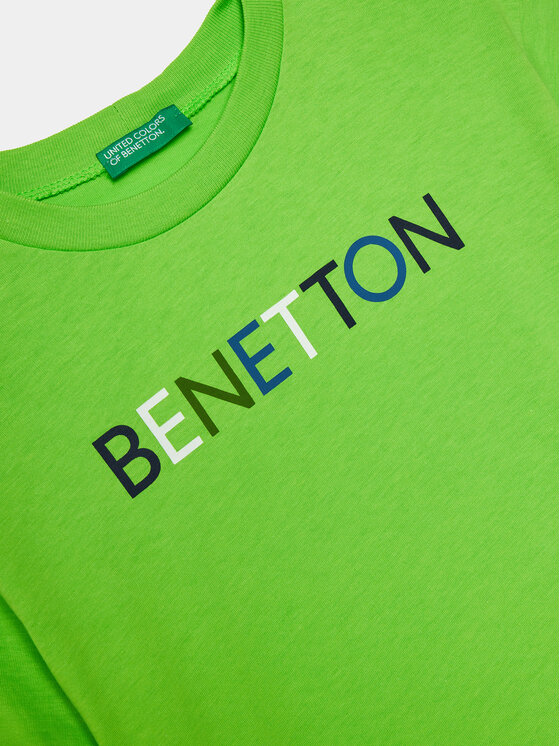 United Colors Of Benetton United Colors Of Benetton Tričko 3I1XC10H3 Zelená Regular Fit