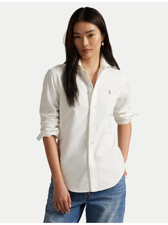 Polo Ralph Lauren Polo Ralph Lauren Särk 211891377003 Valge Regular Fit