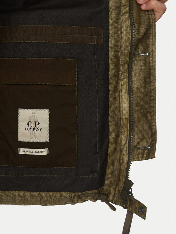 C.P. Company C.P. Company Prechodná bunda 18CMOW224A110318G Zelená Regular Fit