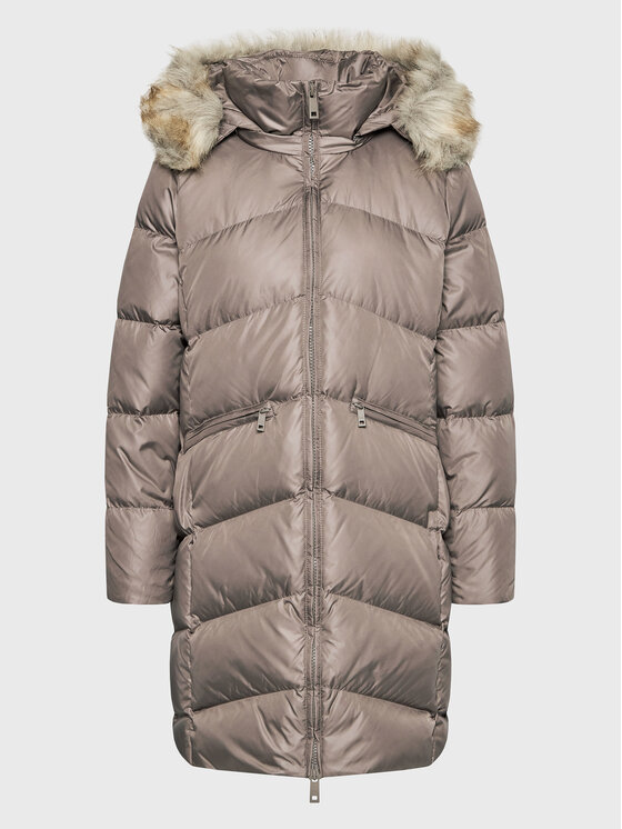Calvin Klein Curve Calvin Klein Curve Μπουφάν πουπουλένιο Essential K20K205144 Καφέ Regular Fit