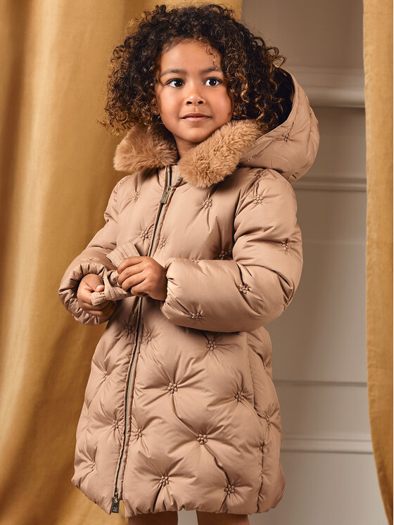 Abel & Lula Abel & Lula Giubbotto invernale 5848 Beige Regular Fit