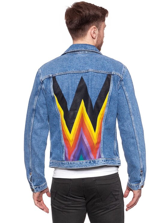 Wrangler Wrangler Giacca di jeans RETRO JACKET Blu Slim Fit