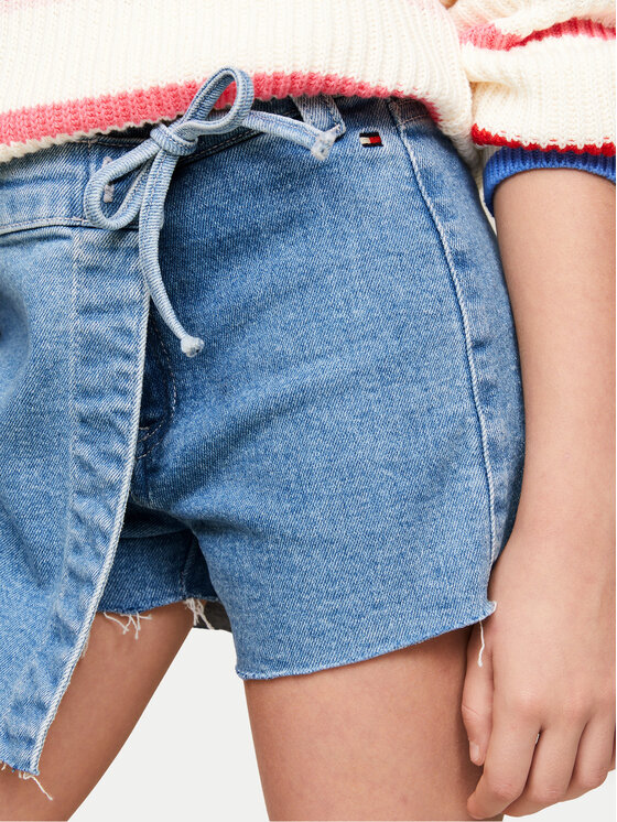 Tommy Hilfiger Tommy Hilfiger Szorty jeansowe KG0KG07919 Niebieski Regular Fit