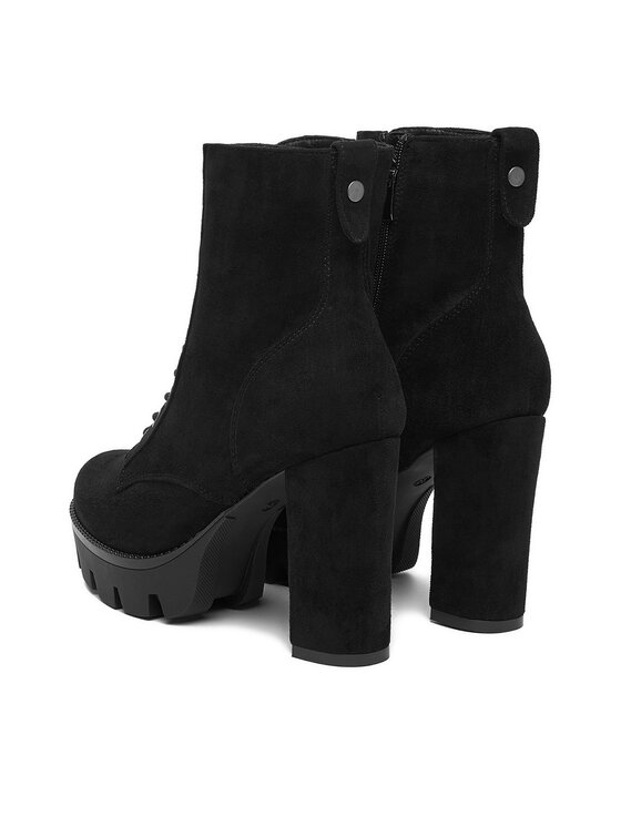 DeeZee DeeZee Μποτάκια 23756-4-BLACK SU Μαύρο