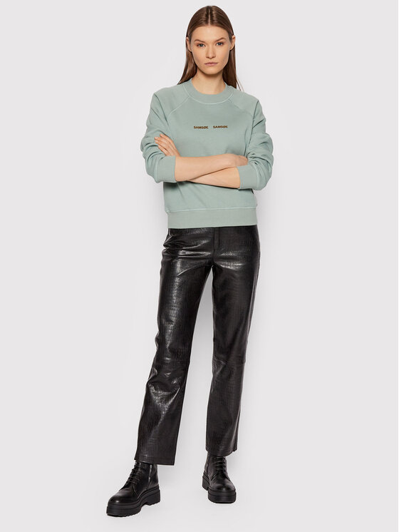 Felpa Barletta F19218100 Verde Relaxed Fit