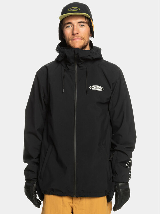 Quiksilver Outdoorová bunda High In Th Hood EQYTJ03436 Čierna Regular Fit