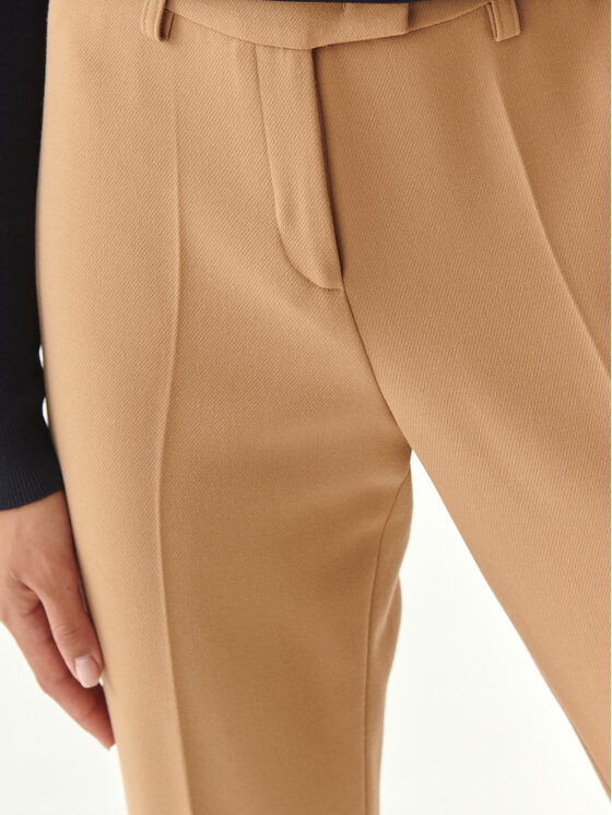 TATUUM Tatuum Kalhoty z materiálu Maxo T2220.140 Béžová Slim Fit
