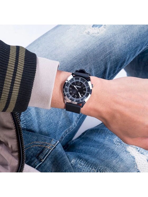 Guess Guess Hodinky GW0494G Černá