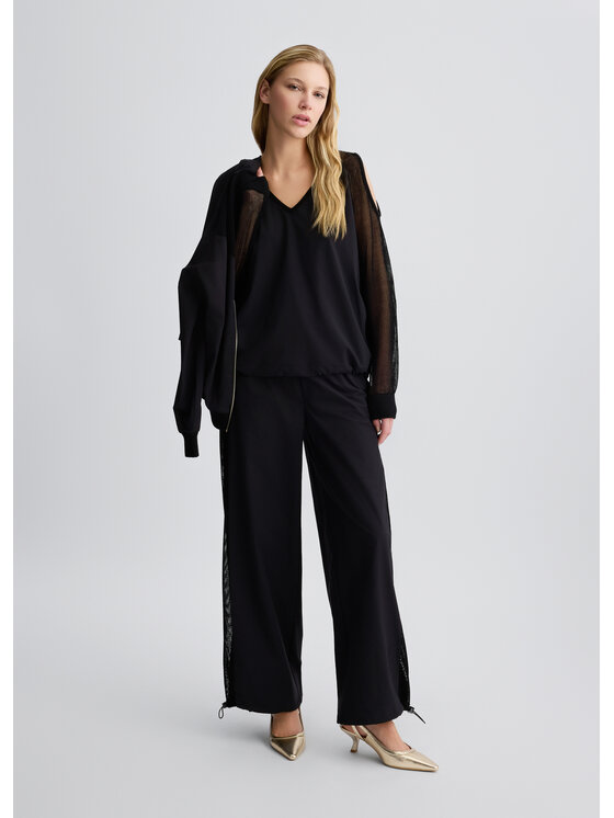 Liu Jo Liu Jo Bluza TA5070T290022222 Czarny Regular Fit